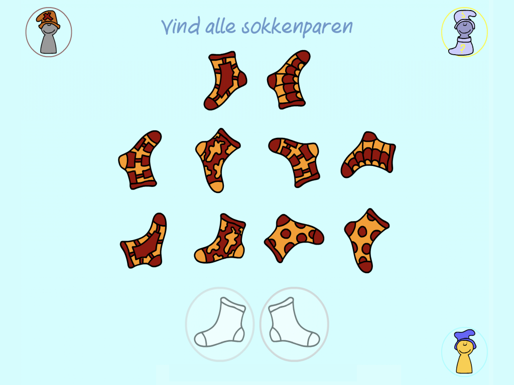 Sokken Vrolijke spelletjes met sokken