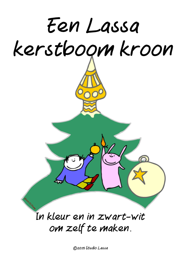 Maak een kerstboom kroon